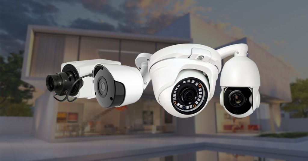 Vivienda protegida con varios modelos de cámaras de seguridad Hikvision y Dahua